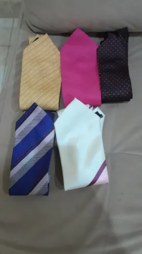 Kit com 5 gravatas
