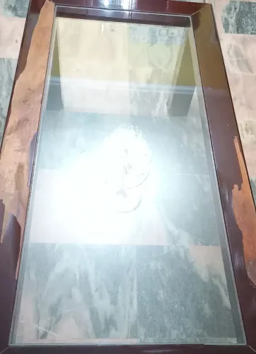 Tampo para mesa de vidro temperado SEM A BASE. 171,5 cm x 71 cm x 1 cm.