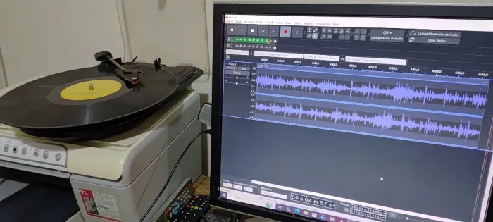 Toca Discos Digital Ion Quick Play Flash, seminovo.