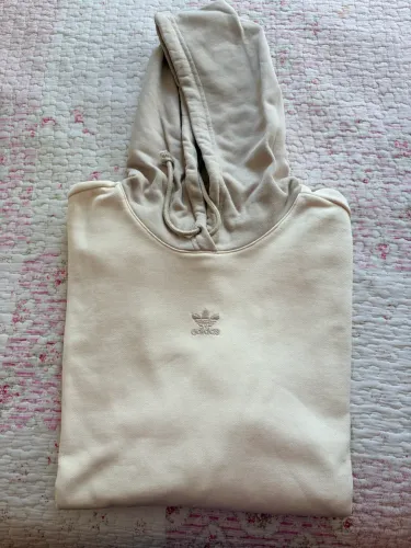 Moletom Adidas Original Trefoil Bege - Feminino - Tamanho L 42 á 44