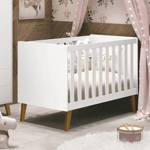 Berço da marca reller + colchão ortobom