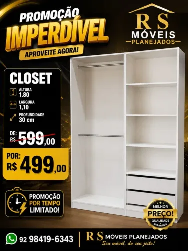 Closet 100% MDF
