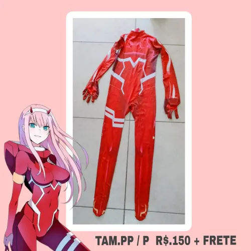 COSPLAY ZERO TWO BODY SUIT 