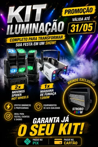 Aluguel de iluminação e jogos de luz 