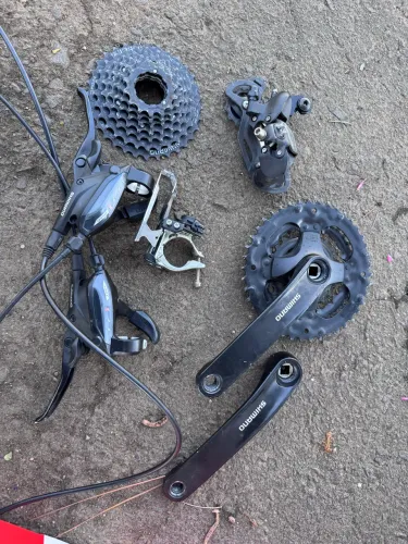 Kit câmbios e Freios hidráulicos Shimano