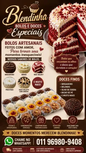 Bolos e doces