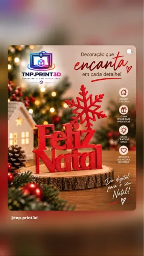 Decoração de Natal em Impressão 3D | Enfeites Personalizados ?