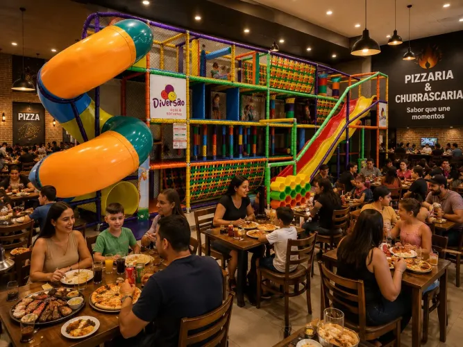 Restaurante pizzaria churrascaria 