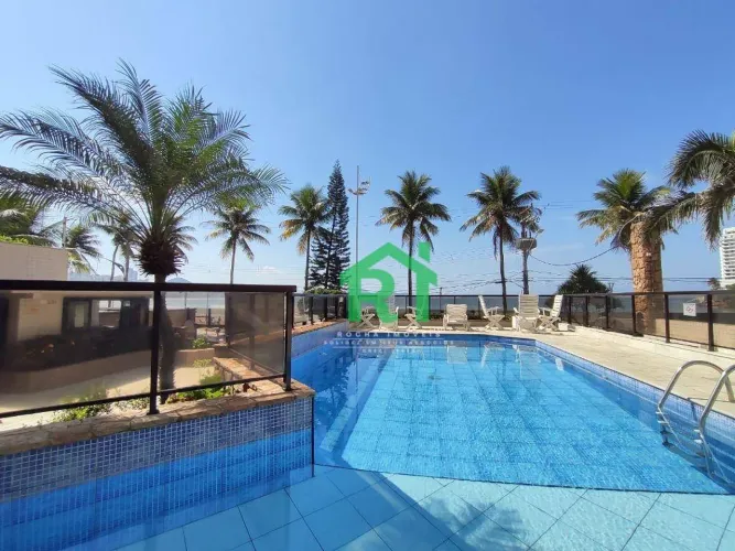 Apartamento Frente Mar, 3 Dormitórios (1 Suíte), 2 Vagas, Área de Lazer, Jardim Astúrias, 