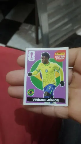 Figurinha rara do Vini Jr 2026
