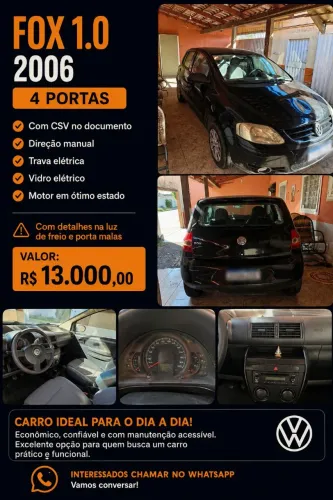 Volkswagen Fox City 1.0 MI/ 1.0mi Total Flex 8V 5P 2006