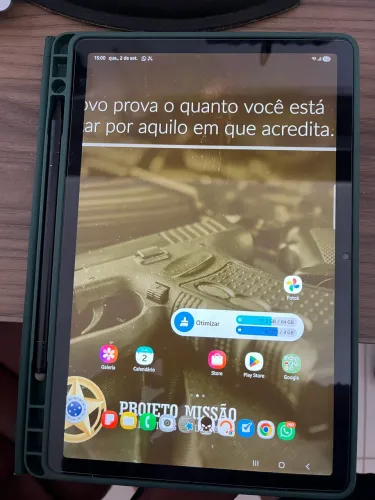 Samsung Galaxy Tab A9+ 5G 64GB com Chip + Capinha, Caneta e Cartão 16GB