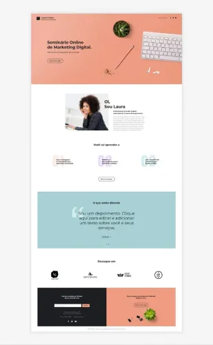 Criação de Site - Modelo Simples 