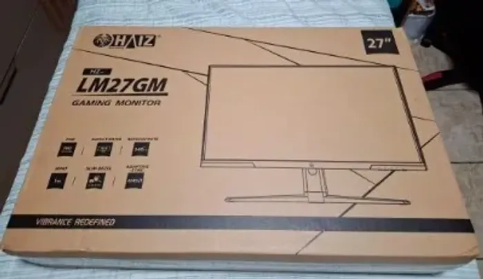 Monitor Gamer Haiz 27? LM27GM IPS Full HD 240Hz 0.5ms (CAIXA LACRADA, COM NF E GARANTIA)