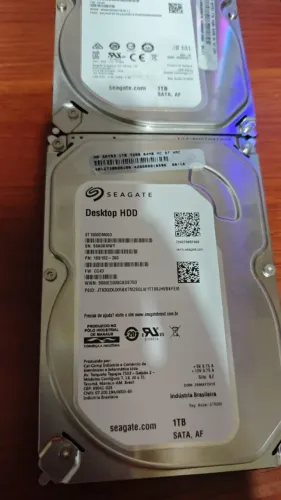 2 HDS DE 1 TERA R$ 190,00 OS 2 ACEITO PIX E CARTÃO ZAP. 21. *