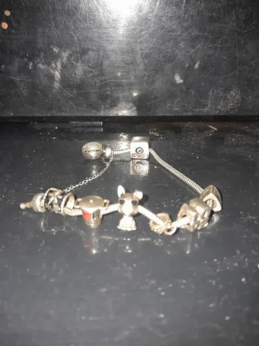 Pulseira da pandora de prata