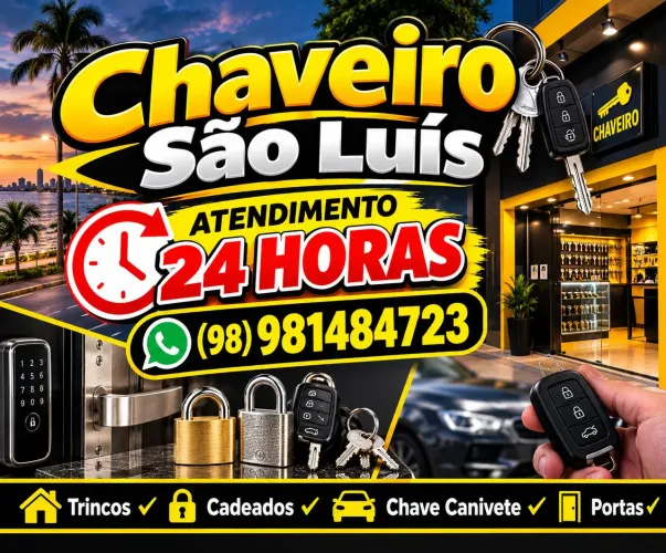Chaveiro a domicilio 24 horas