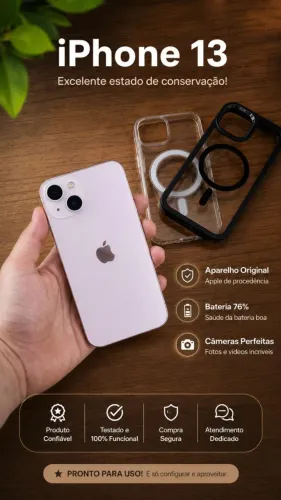 ? iPhone 13 128GB Rosa | Original | Excelente Estado | Faça Sua Proposta
