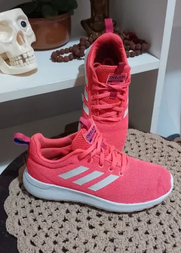 tênis infantil adidas modelo lite racer, tamanho 33