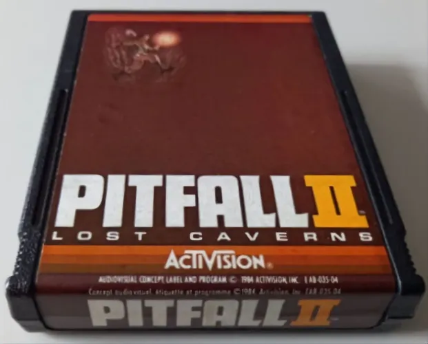 PITFALL 2 ATARI 2600 CARTUCHO 100% ORIGINAL ACTIVISION LINDA RARIDADE ITEM DE COLECIONADOR