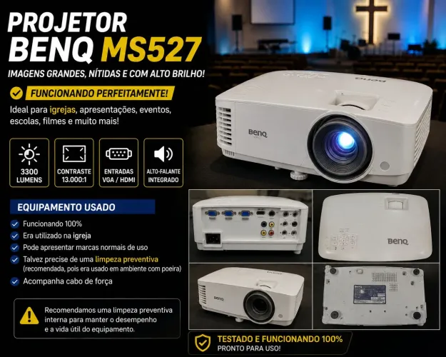 Projetor benq ms527