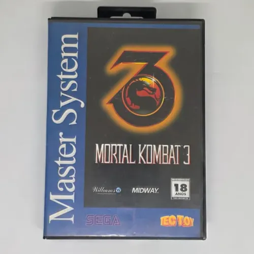 Jogo Mortal Kombat 3 para Master System (Fotos Reais)