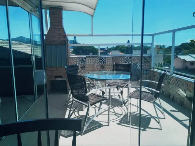 Natal e Ano Novo na Praia dos Ingleses | Apt cobertura com terraço Gourmet para 6 pessoas