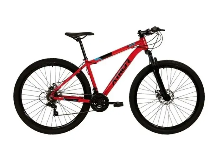 Bicicleta MTB Aro 29 21v TN-21 Vermelho - ATHOR TN-21