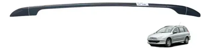 Rack De Teto Peugeot 206 207 Sw Lado Direito Preto