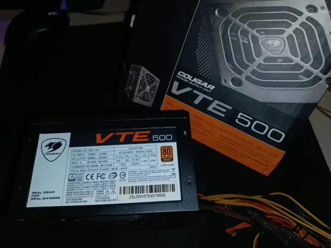 Fonte cougar 500w