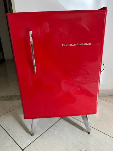 Frigobar Brastemp Retrô Vermelho 76L - Perfeito Estado (Venda Rápida!)