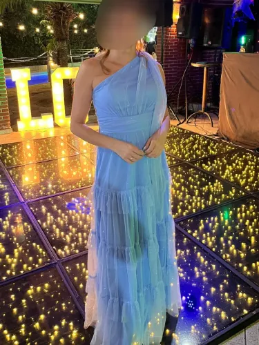 Vestido longo de Festa Azul Serenity