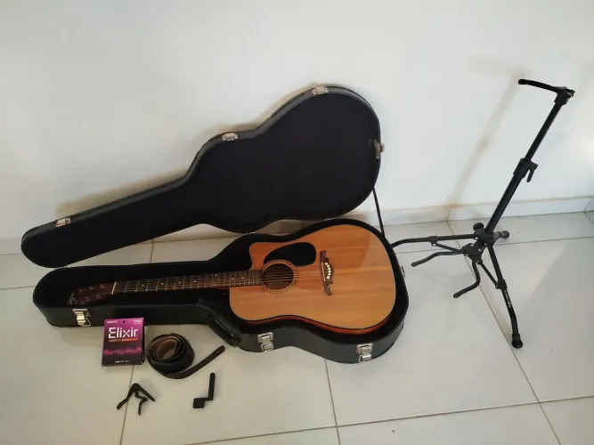 Violão Folk Tagima Nashville Turner+ Case Hard + Pedestal Vector + acessórios