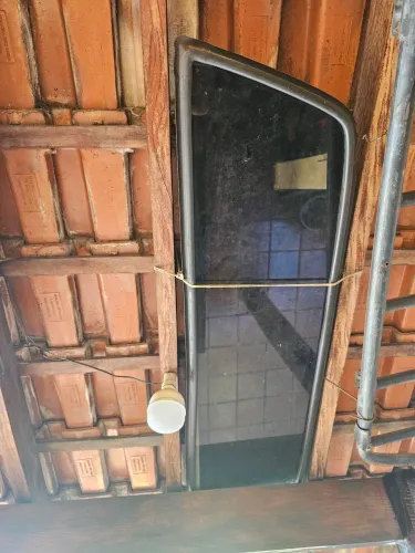 Vidro traseira do d20  ea grade de proteção da d20