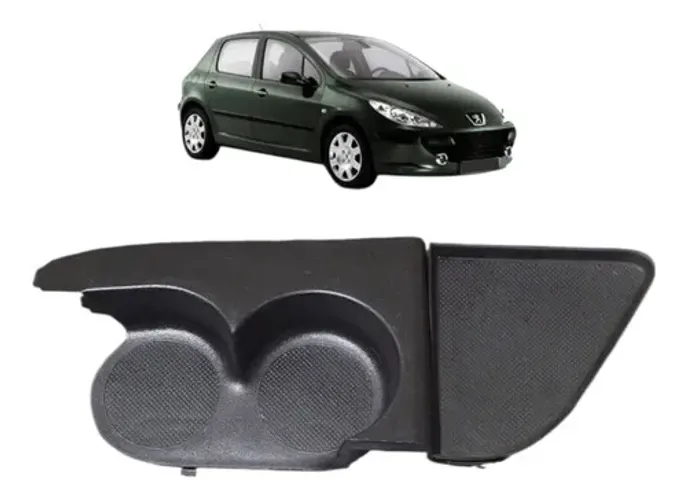 Porta Copos Peugeot 307 Hatch Manual 1.6 2008 Preto