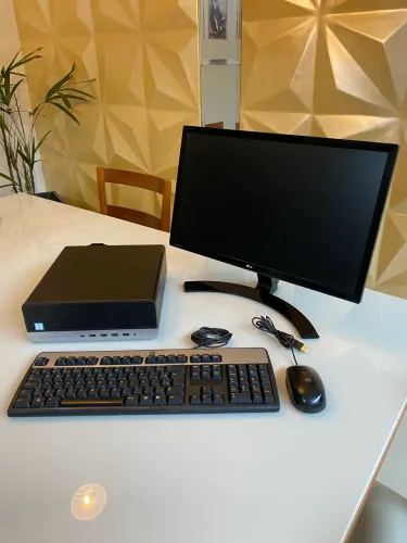 PC Completo HP Prodesk 600 G3 i3 7TH, 8GB RAM, 240GB SSD