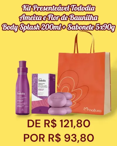 Kit ameixa e flor de baunilha