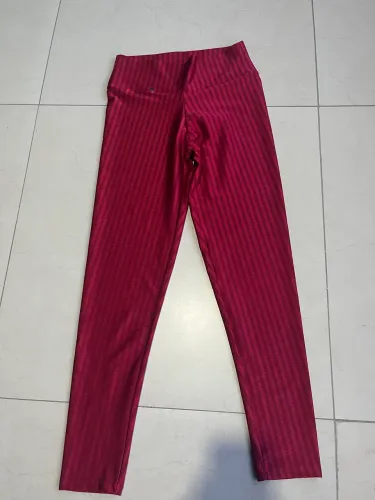 Calça legging de academia 3d NOVA vermelha