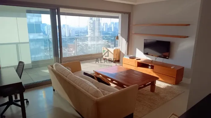 Studio em Brooklin no Habitarte Verde com 85m² para Locação, totalmente mobiliado