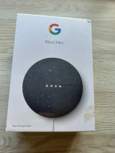 Google Nest Mini 2ª Geração Carvão - Novo Lacrado