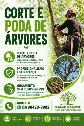 Corte e poda de árvores