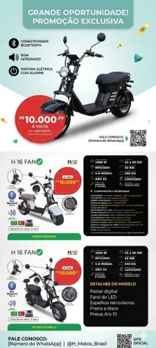 MOTOS ELETRICAS HAO