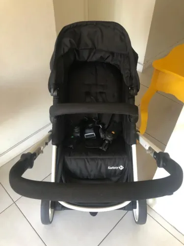 Carrinho de bebe Safety 1st, Travel System Mobi NV Trio, Black & White