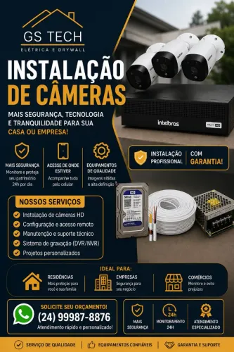 GSTech Elétrica e Segurança Eletrônica