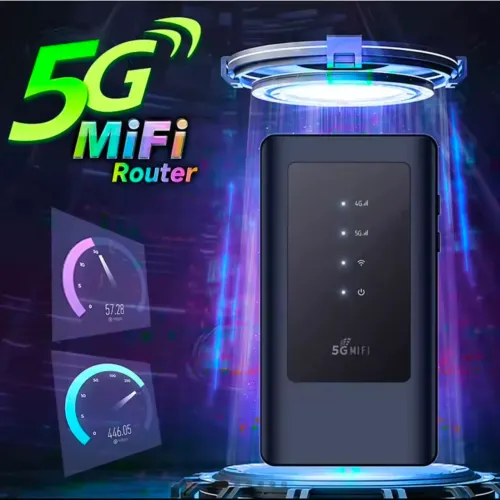 Mifi modem móvel 5g sim roteador wi- fi portátil com bateria 4400mah importado