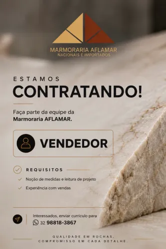 Vaga vendedor marmoraria