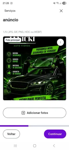 Vidros automotivos 