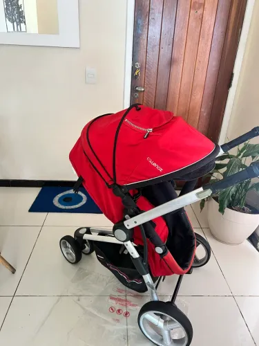 Carrinho bebê Kiddo Moisés Reversível Lindo Ac cartão
