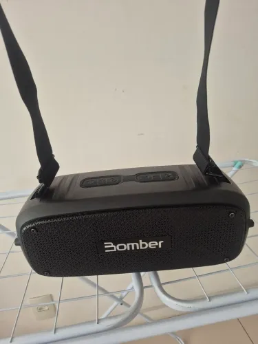 Caixa Som Portátil Bomberbox Prova D'água 55w Rms Bluetooth Preta -  Boombox MUITO NOVA