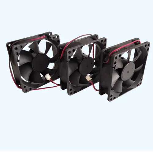 Kit 3 Unidades Fan Ventoinha Cooler para Gabinete 80mm + Cabo Mult Fan